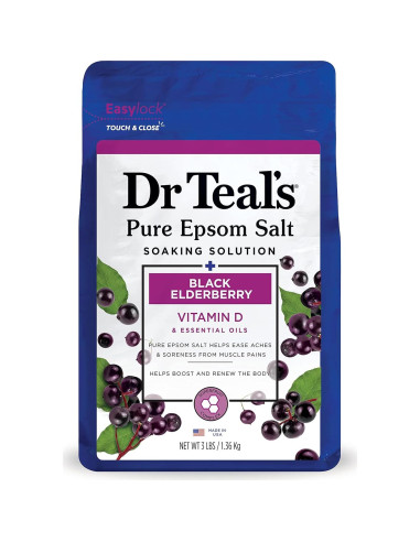 Sal de Epsom Pura Dr Teal 1.36 kg con Leche de Avena y Argán