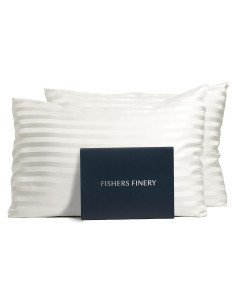 Funda de almohada de seda 100% morera Fishers Finery 25 Momme