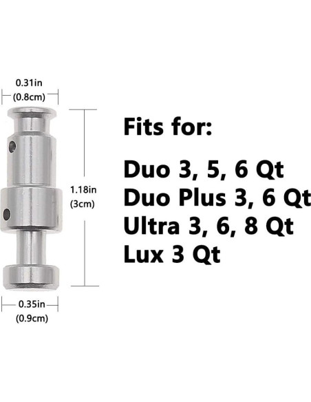 Sello de Válvula Flotante Longan Craft para Instant Pot 3-6 L