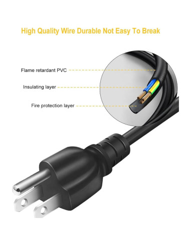Cable de Alimentación LitStar 3 Pies para Olla a Presión