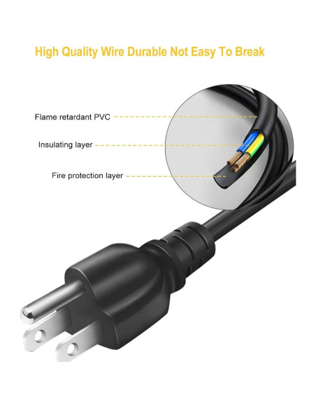Cable de Alimentación LitStar 3 Pies para Olla a Presión