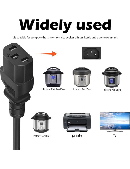 Cable de Alimentación LitStar 3 Pies para Olla a Presión