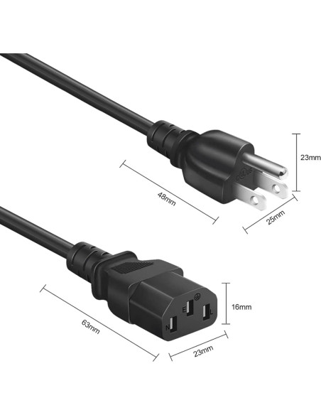 Cable de Alimentación LitStar 3 Pies para Olla a Presión