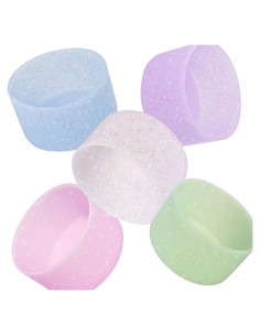 5 Pcs Botas de Silicona TFAK para Botellas de Agua 7.5 cm