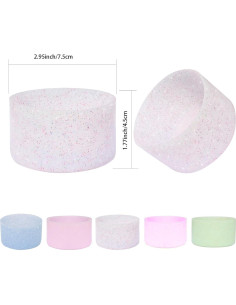 5 Pcs Botas de Silicona TFAK para Botellas de Agua 7.5 cm 2