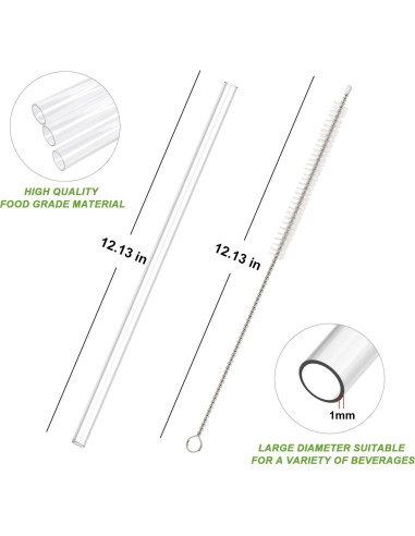 Popotes Reutilizables Yoelike para Taza Stanley 30/40oz - 6 Piezas