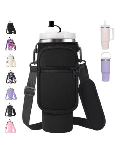 Bolsa Portabotellas AceTreker Neopreno 40 oz con Correa