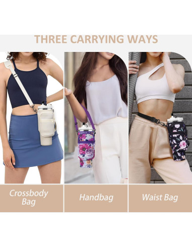 Bolsa Portabotellas AceTreker Neopreno 40 oz con Correa