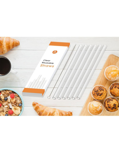 Popotes Reutilizables Yoelike para Taza Stanley 30/40oz - 6 Piezas