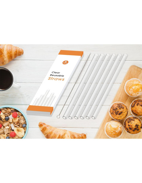 Popotes Reutilizables Yoelike para Taza Stanley 30/40oz - 6 Piezas