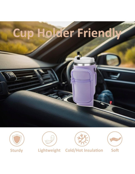 Bolsa Portabotellas AceTreker Neopreno 40 oz con Correa