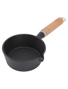 Mini Sartén de Hierro Fundido YIHAOSSING 13x5cm Antiadherente