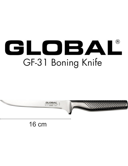 Cuchillo de Deshuesar Global GF-31 16 cm Acero Inoxidable