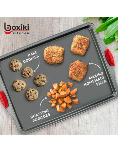 Bandeja para Hornear Boxiki Kitchen 27.94x35.56 cm Acero Antiadh. 2