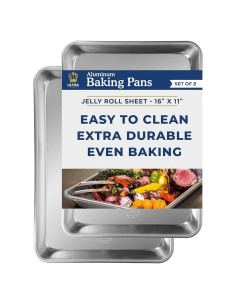 Juego de 2 bandejas para hornear Ultra Cuisine 40.6x27.9cm