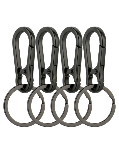 Llaveros de Metal Wikavanli Organizador 4 Piezas Unisex