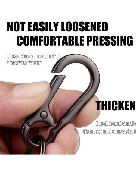 Llaveros de Metal Wikavanli Organizador 4 Piezas Unisex