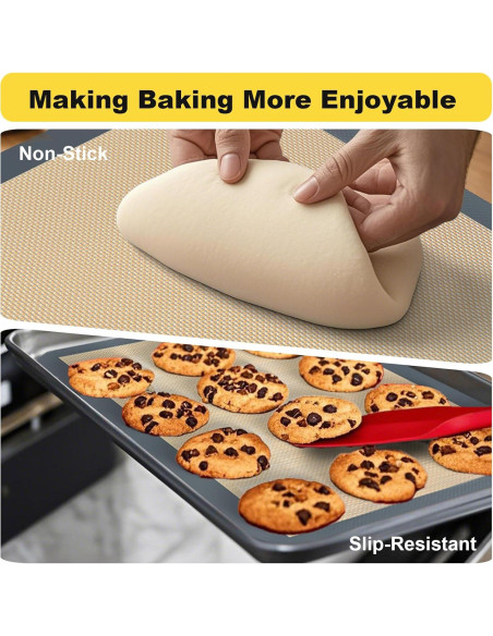 Alfombrilla de Silicona para Hornear Itlovei 41.91x29.46cm Gris