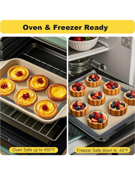 Alfombrilla de Silicona para Hornear Itlovei 41.91x29.46cm Gris