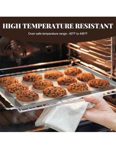 Alfombrilla de Silicona para Hornear Itlovei 41.91x29.46cm Gris