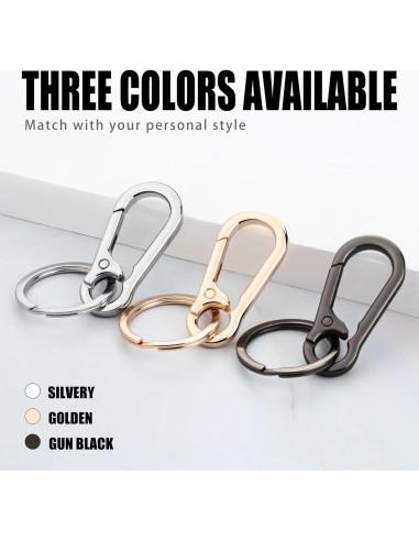 Llaveros de Metal Wikavanli Organizador 4 Piezas Unisex