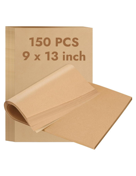 Papel Pergamino Pre-cortado YQL 23x33 cm 150 Hojas No Tóxico