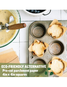 Papel Pergamino Zenlogy 4x4" - 200 Hojas Antiadherente 2