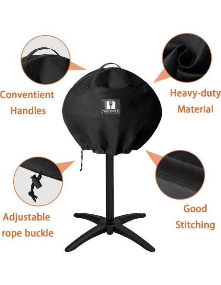 Funda para Parrilla SUPJOYES GGR50B GFO240 Impermeable 48.8cm