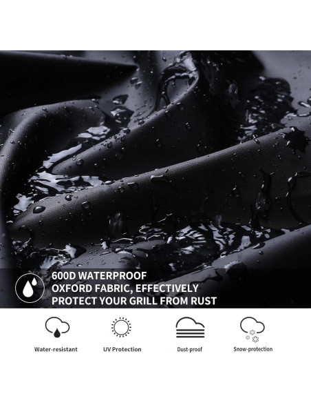 Funda para Parrilla SUPJOYES GGR50B GFO240 Impermeable 48.8cm
