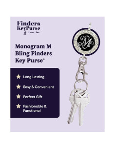 Buscador de Llaves para Mujeres con Gancho Monograma - Organizador de Bolso 2