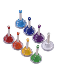 Campanas de Mano Heysland 8 Notas Diatónicas para Niños