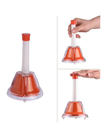 Campanas de Mano Heysland 8 Notas Diatónicas para Niños