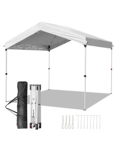 Carpa Plegable VINGLI 10x10m Impermeable con Bolsa y Ruedas
