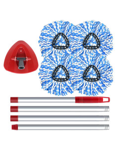 Cabezal de Mopa Giratoria O-Cedar RinseClean + Mango Ajustable 76-147 cm