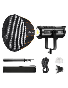 Kit de Iluminación Continua Godox SL300III con Softbox QR P90