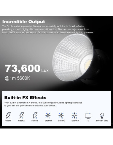 Kit de Iluminación Continua Godox SL300III con Softbox QR P90