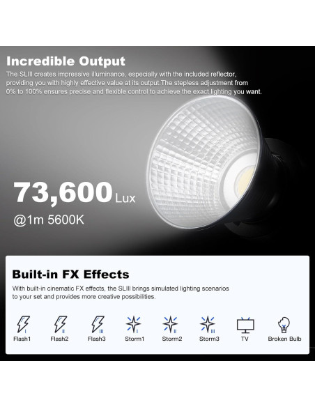 Kit de Iluminación Continua Godox SL300III con Softbox QR P90