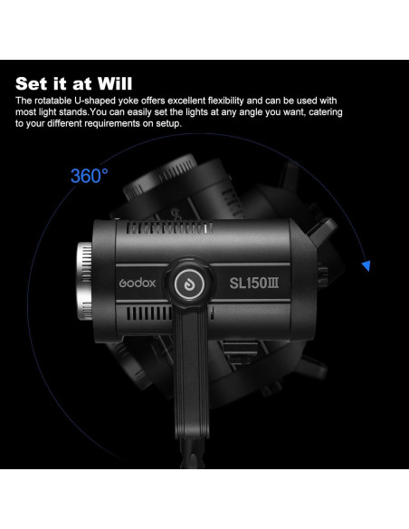 Kit de Iluminación Continua Godox SL300III con Softbox QR P90
