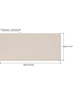 Alfombrilla de Escritorio PATIKIL 60x30cm PVC Antideslizante 2