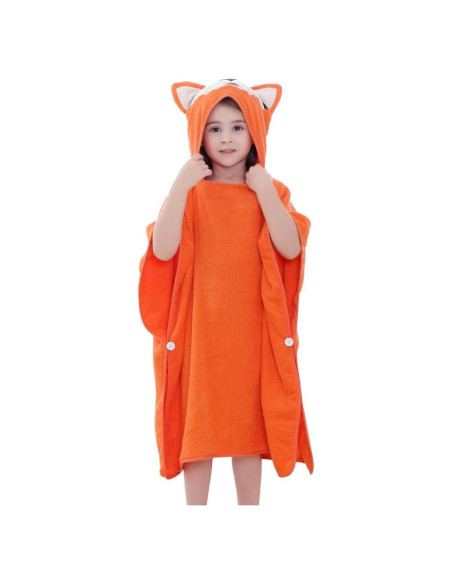 Toalla con Capucha MICHLEY Zorro para Bebé 69.85x69.85 cm