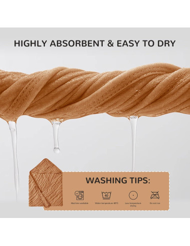 Toallas de Baño con Capucha JELLYMONI 100% Algodón 81x81 cm