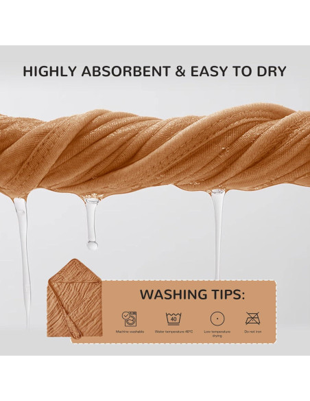 Toallas de Baño con Capucha JELLYMONI 100% Algodón 81x81 cm