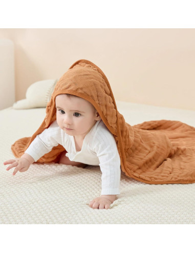 Toallas de Baño con Capucha JELLYMONI 100% Algodón 81x81 cm