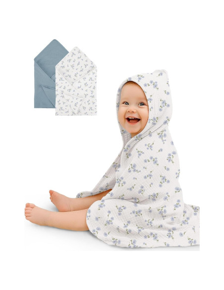 Toallas de Bebé con Capucha Wimist 76.2x76.2cm 2 Piezas