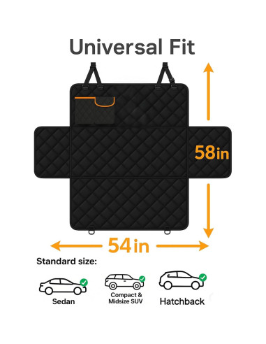 Funda de Asiento para Perros Fidozen SC3V1 Impermeable Universal