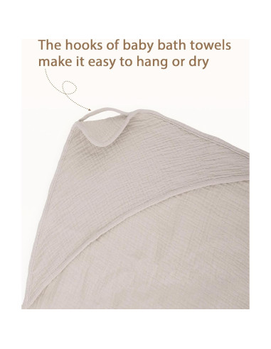 Toallas de Bebé con Capucha Wimist 76.2x76.2cm 2 Piezas