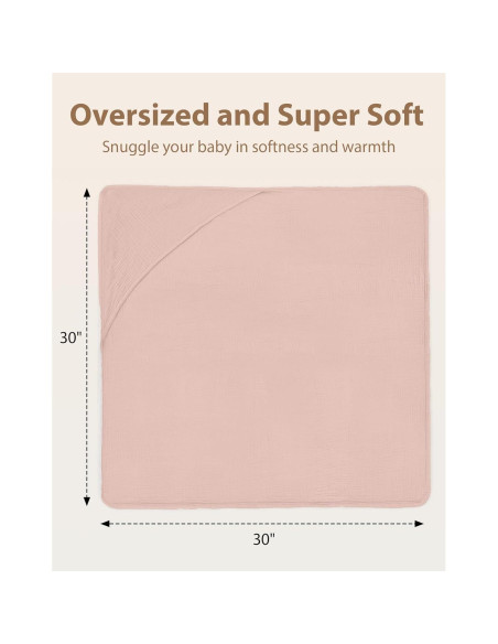 Toallas de Bebé con Capucha Wimist 76.2x76.2cm 2 Piezas