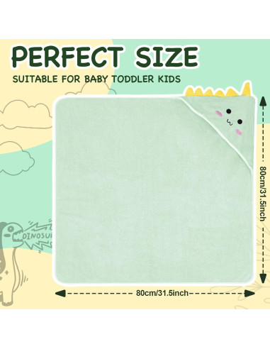 Toallas con Capucha xpertwarm 4 Piezas para Bebés 80x80cm