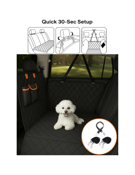 Funda de Asiento para Perros Fidozen SC3V1 Impermeable Universal Funda de Asiento para Perros Fidozen SC3V1 Impermeable Universal