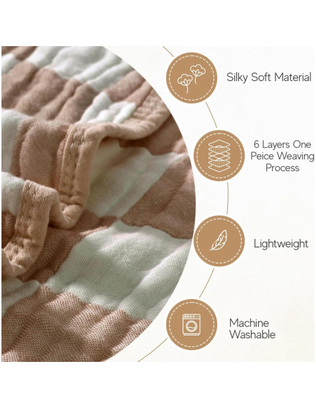 Toalla de Baño con Capucha HardNok Muselina 140x71 cm